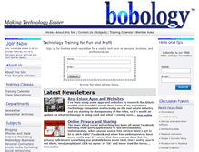 Tablet Screenshot of bobology.com